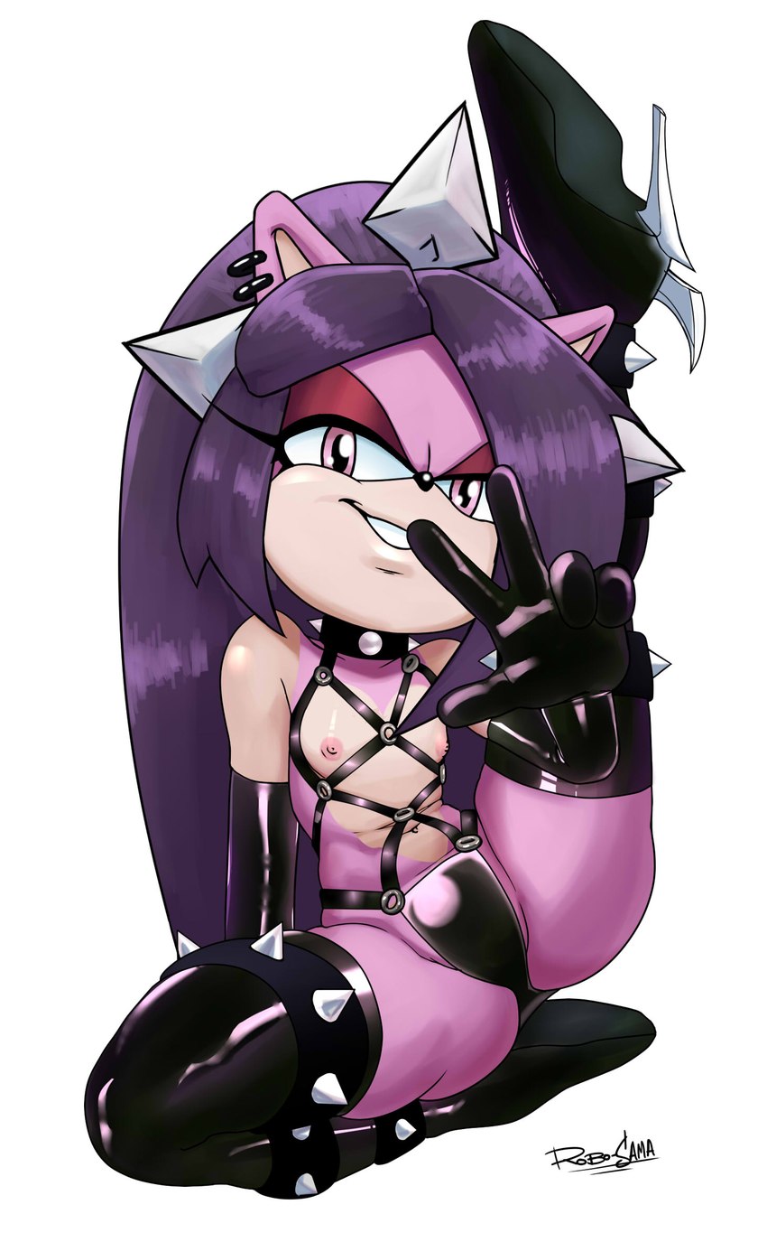 fan character and star the spineless hedgehog (sonic the hedgehog (series) and etc) created by robo-sama
