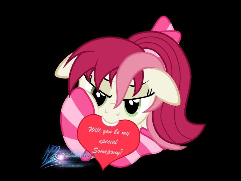 clothing female feral footwear fur green_eyes hair half-closed_eyes heart_symbol legwear looking_at_viewer narrowed_eyes pink_hair simple_background socks solo tan_body tan_fur text transparent_background nightmaremoons friendship_is_magic hasbro my_little_pony rose_(mlp) earth_pony equid equine horse mammal pony 2013 4:3 absurd_res alpha_channel bust_portrait english_text hi_res portrait url