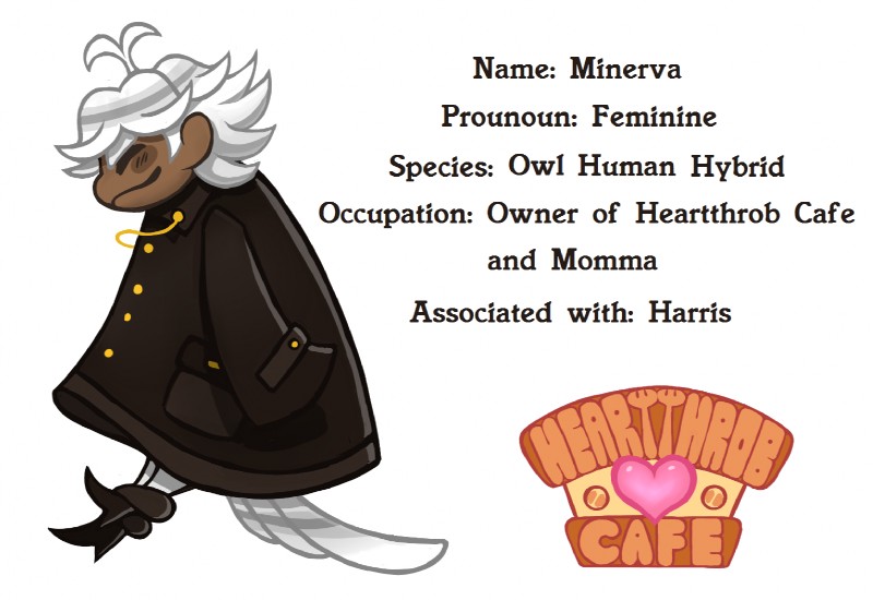 minerva (heartthrob cafe) created by irootie