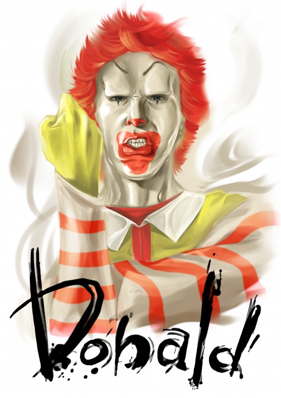 ronald mcdonald (mcdonald's) created by unknown artist