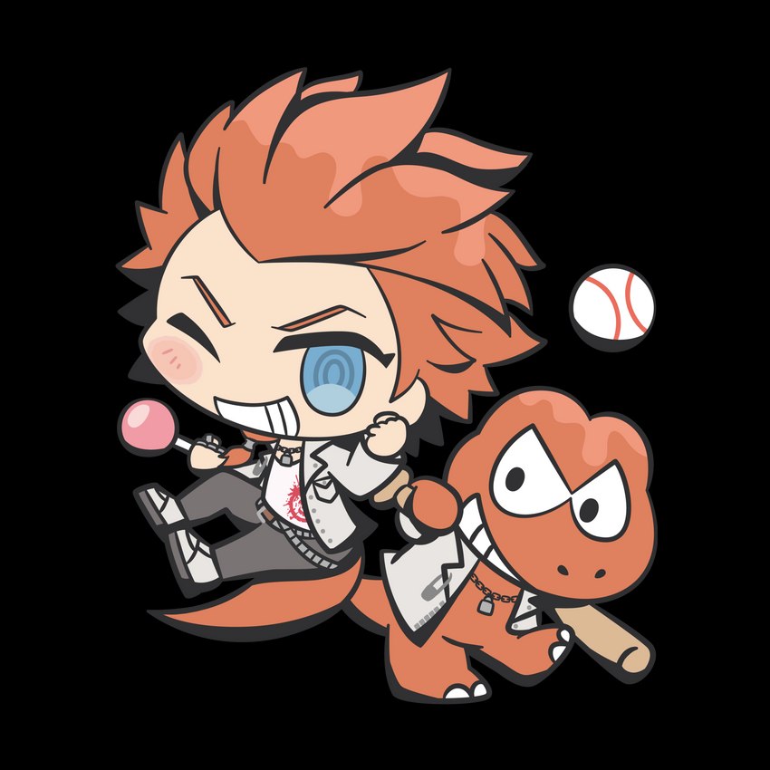 leon kuwata and tiran (danganronpa: trigger happy havoc and etc) created by unknown artist