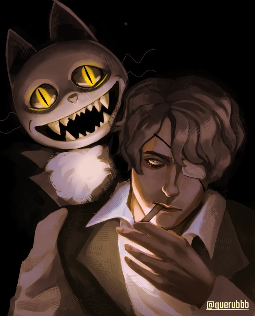 daan and pocketcat (fear & hunger 2: termina and etc) created by querubbb