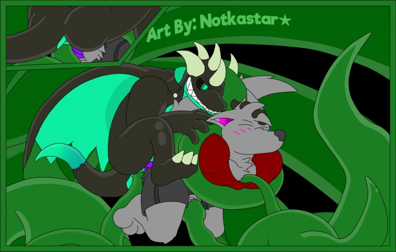 jack dragon and zatch (mythology) created by notkastar