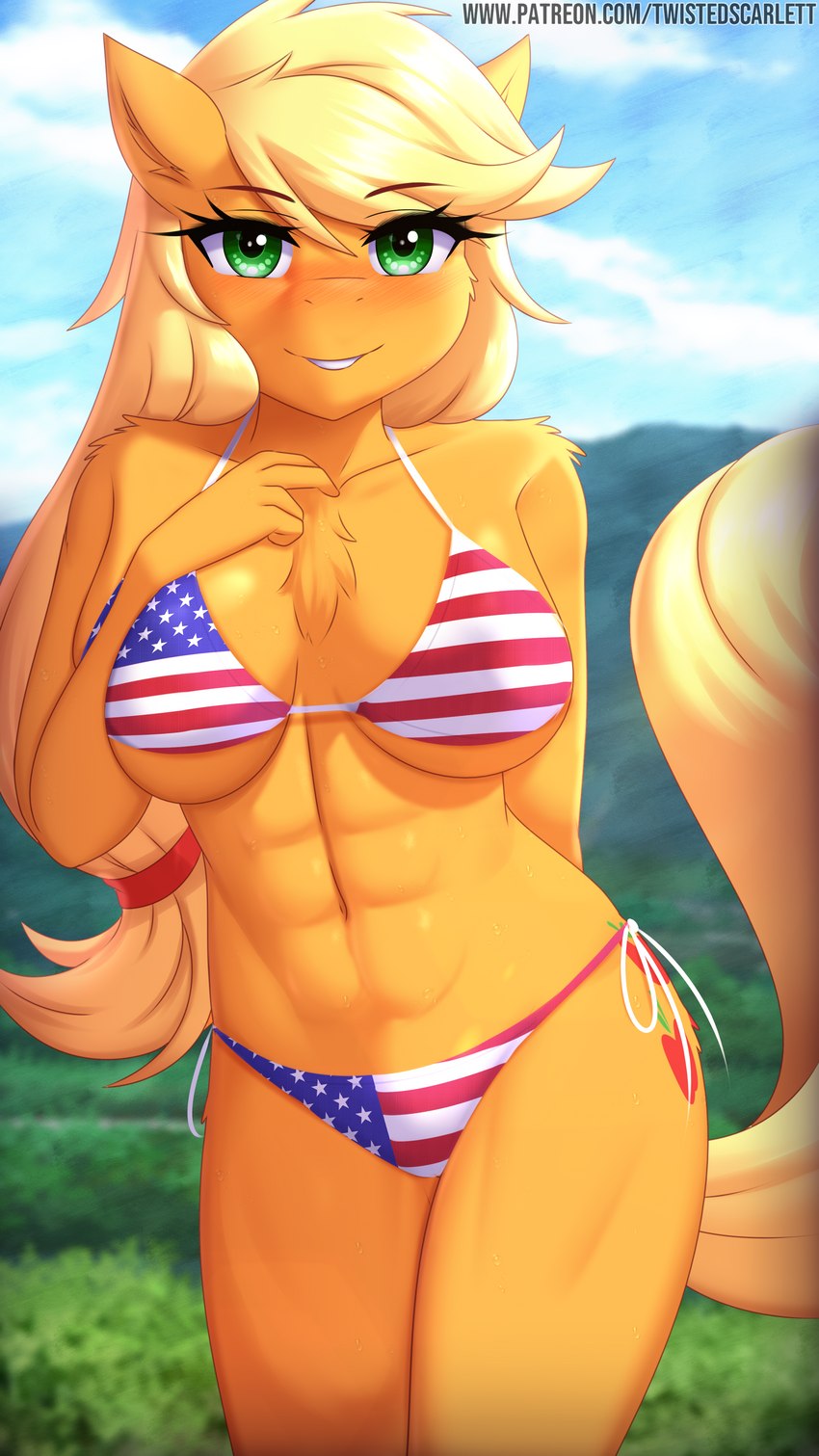 applejack (friendship is magic and etc) created by twistedscarlett60