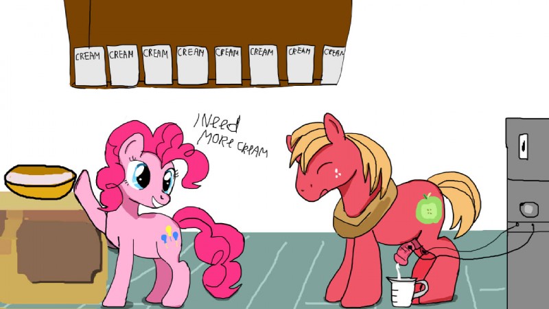 big macintosh and pinkie pie (friendship is magic and etc) created by jbond