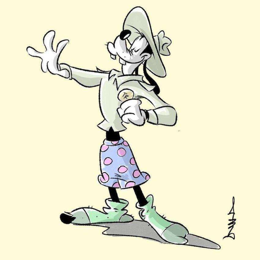 goofy (disney) created by ossadipesce