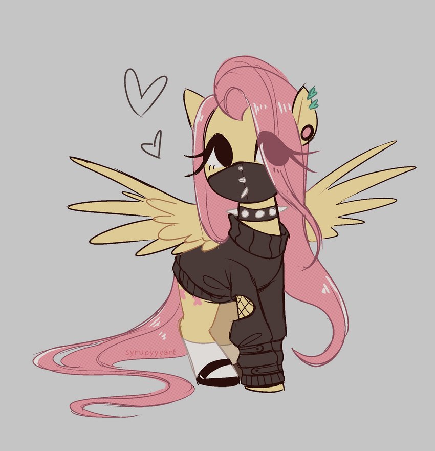 fluttershy (friendship is magic and etc) created by syrupyyy