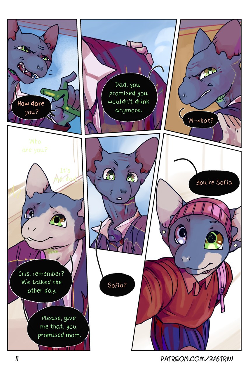 alcohol beverage clothing dialogue drama drunk flashback funeral green_eyes hairless heterochromia male purple_eyes substance_intoxication suit text bastriw cris_(bastriw) pato_(bastriw) domestic_cat felid feline felis hairless_cat mammal sphynx_(cat) 2:3 comic english_text hi_res url brother_(lore) brothers_(lore) father_(lore) father_and_child_(lore) father_and_son_(lore) parent_(lore) parent_and_child_(lore) parent_and_son_(lore) sibling_(lore) son_(lore) trans_(lore) trans_man_(lore)