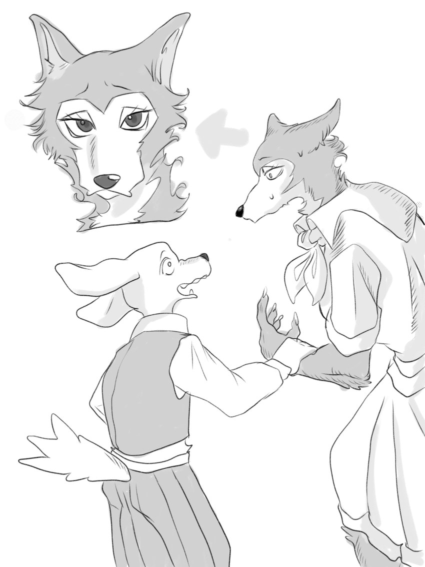 jack and legoshi (beastars) created by eorrow