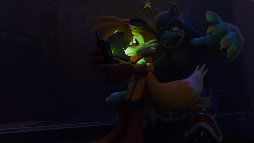 anthro duo forced male male/male questionable_consent rape nymthefox sega sonic_the_hedgehog_(series) miles_prower sonic_the_hedgehog 16:9 3d_(artwork) digital_media_(artwork) hi_res widescreen