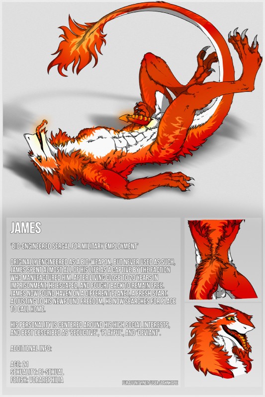 james created by gamblefur