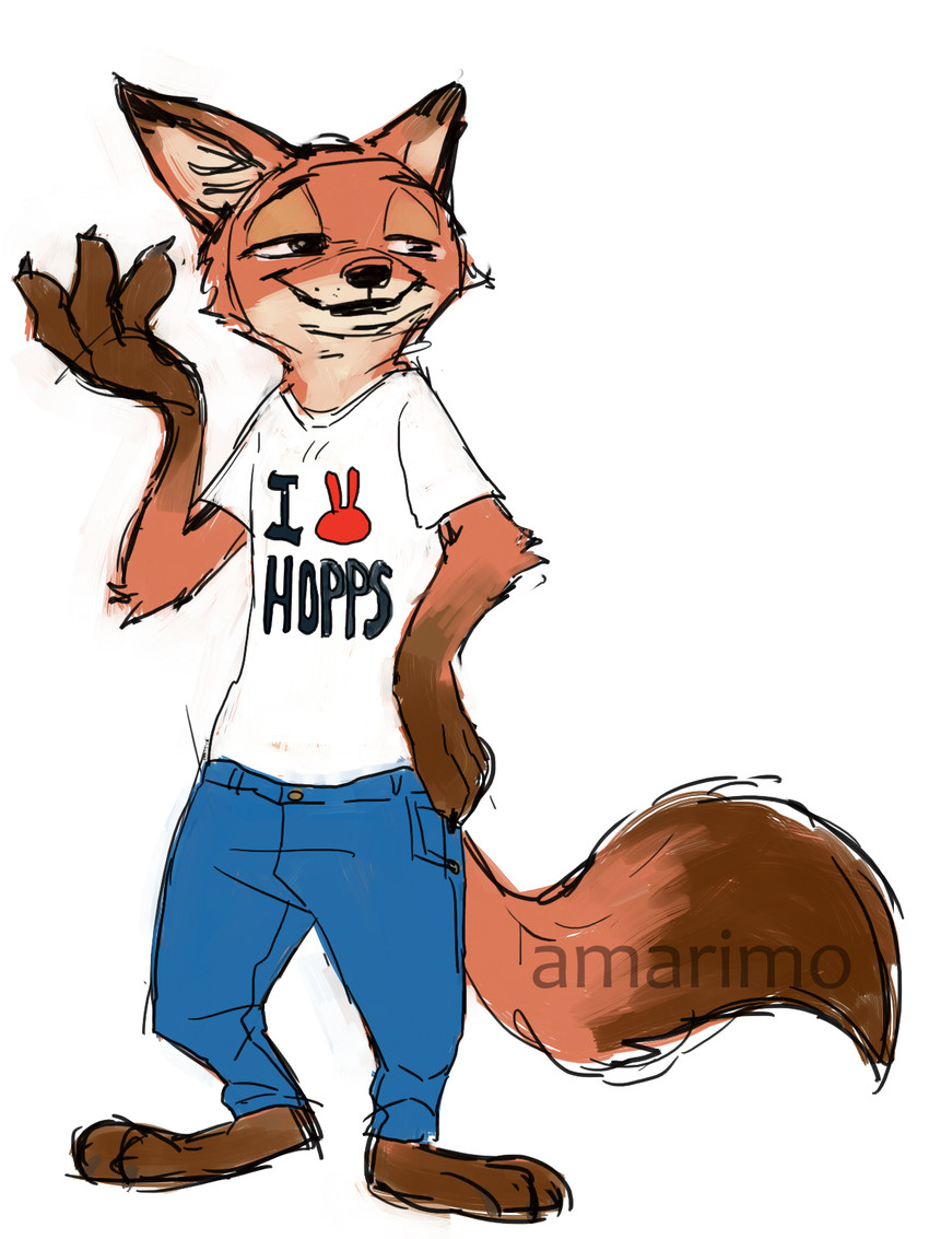 nick wilde (zootopia and etc) created by amarimo