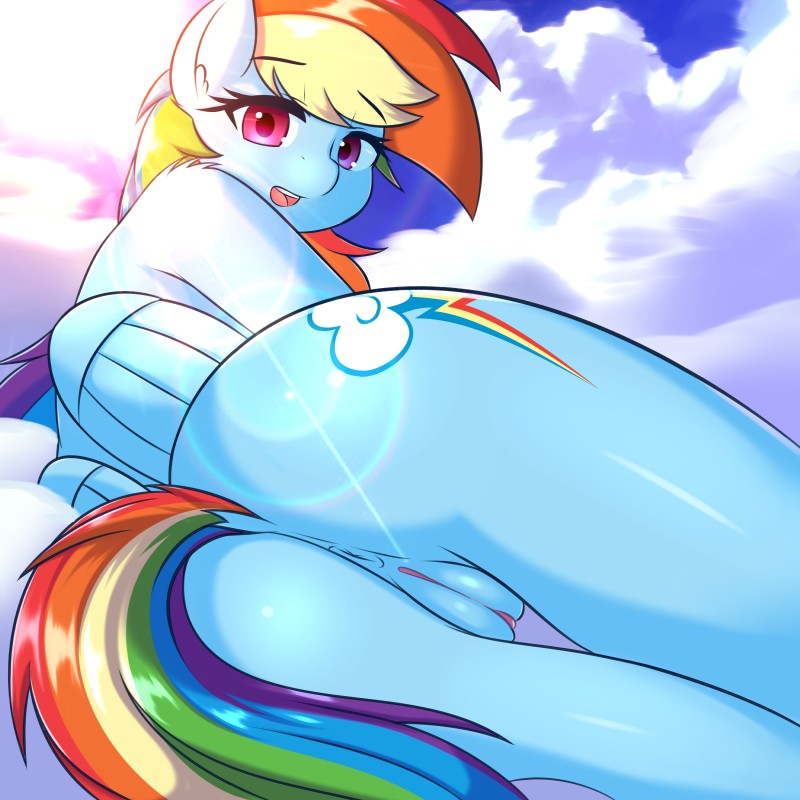 rainbow dash (friendship is magic and etc) created by twistedscarlett60