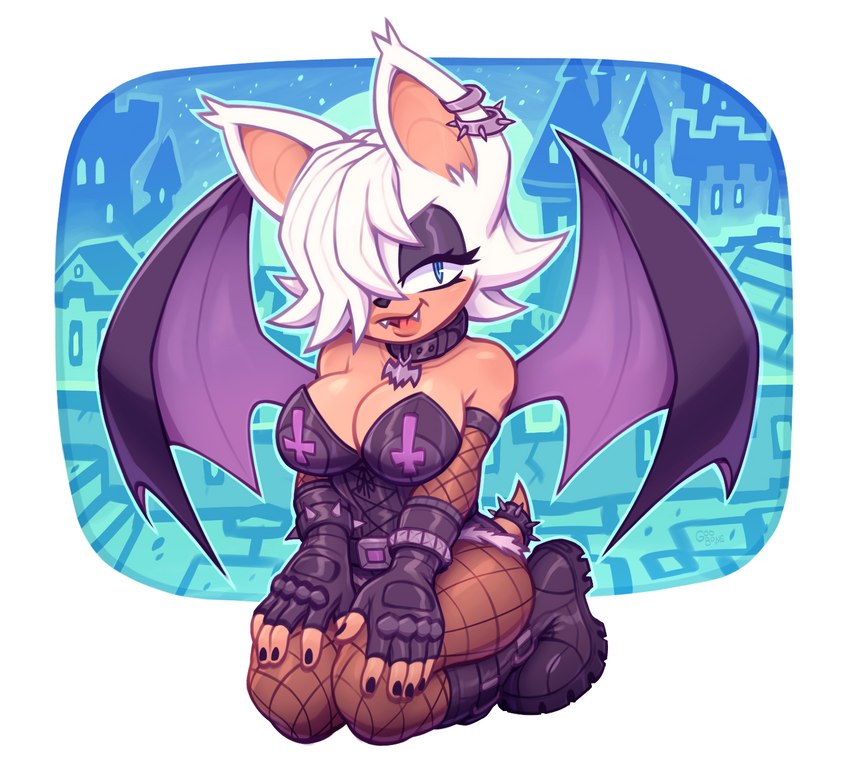 rouge the bat (sonic the hedgehog (series) and etc) created by goobone
