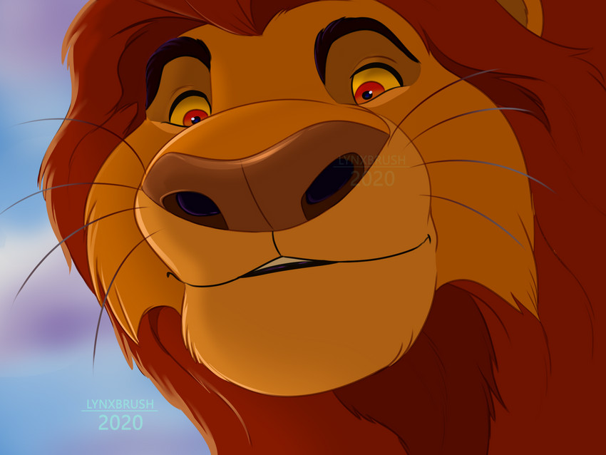 mufasa (the lion king and etc) created by lynxbrush