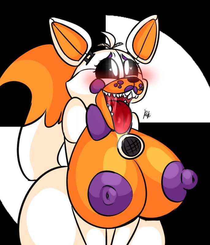 lolbit (five nights at freddy's world and etc) created by novasuperstar