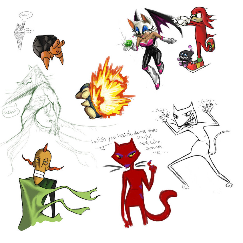 ambiguous_gender anthro breasts female for_a_head group male cartoon_network courage_the_cowardly_dog konami nintendo pokemon sega silent_hill sonic_the_hedgehog_(series) sonic_x katz_(courage_the_cowardly_dog) king_ramses_(courage_the_cowardly_dog) knuckles_the_echidna pyramid_head rouge_the_bat bat chao_(sonic) cyndaquil dark_chao domestic_cat dwebble echidna felid feline felis generation_2_pokemon generation_5_pokemon humanoid mammal monotreme object_head pokemon_(species) 1:1 crossover