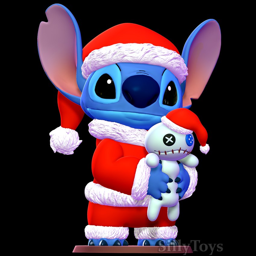 3d_modeling 3d_print 4_fingers anthro black_eyes blue_body blue_claws christmas_clothing christmas_headwear claws clothing doll finger_claws fingers hat headgear headwear holidays male notched_ear rag_doll_(toy) santa_hat simple_background smile solo standing toy sillytoys christmas disney lilo_and_stitch scrump stitch_(lilo_and_stitch) alien experiment_(lilo_and_stitch) inanimate_object 3d_(artwork) artist_name digital_media_(artwork) hi_res watermark