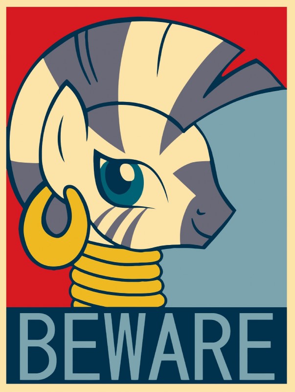 zecora (barack obama "hope" poster and etc) created by equestria-election