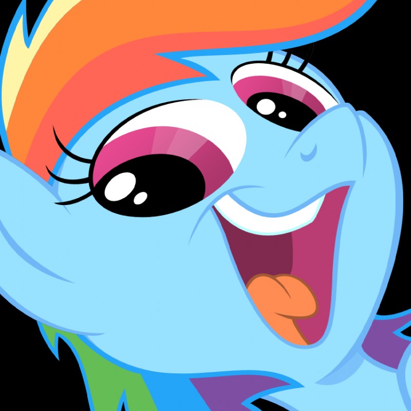 rainbow dash (friendship is magic and etc) created by sibsy