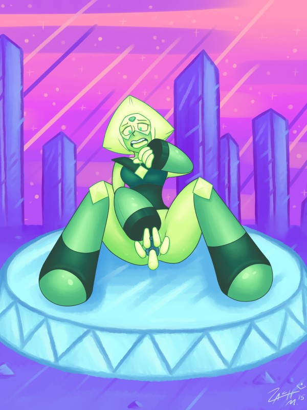 peridot (cartoon network and etc) created by chaztheweasel
