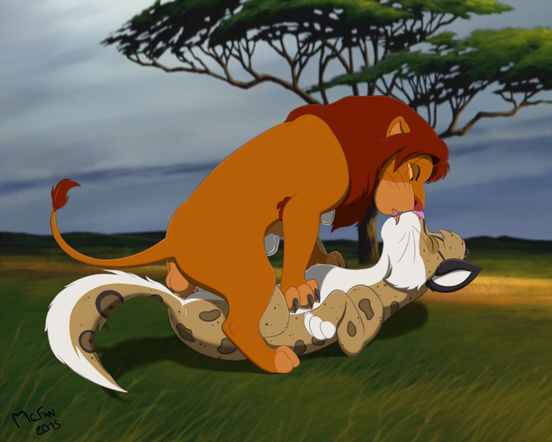 fan character and simba (the lion king and etc) created by mcfan