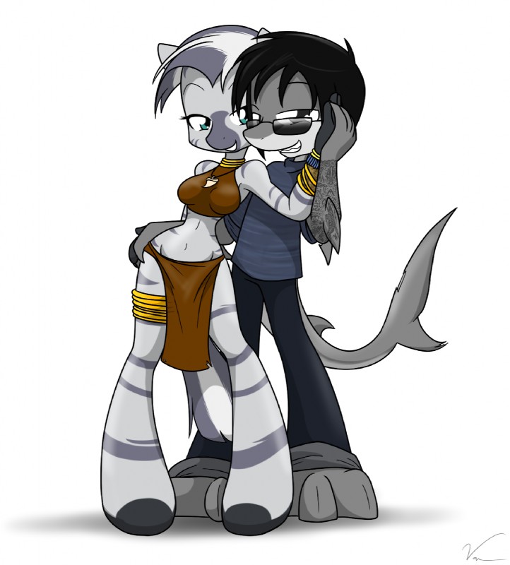 fan character, van, and zecora (friendship is magic and etc) created by sandwich-anomaly