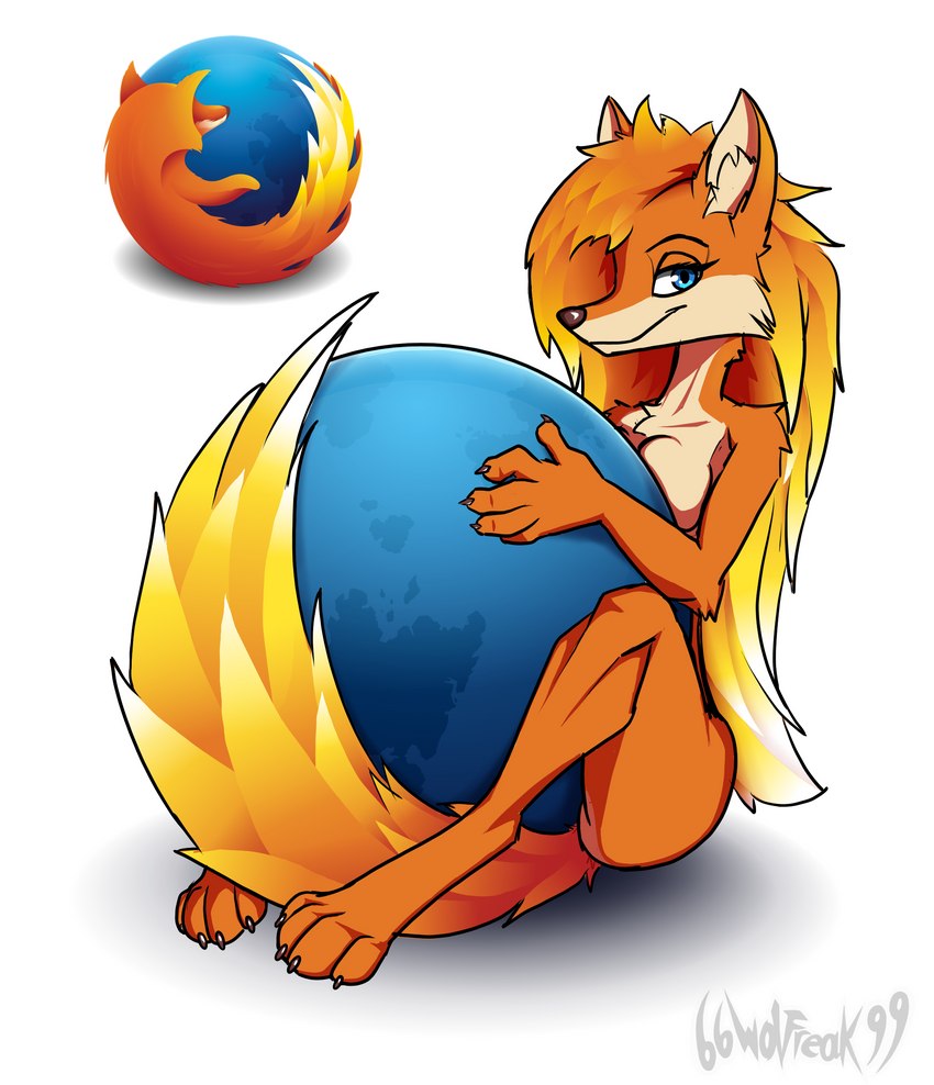 anthro breasts browser earth female fur globe hair holding_planet logo long_hair looking_at_viewer nude orange_body orange_fur planet simple_background solo tail white_background 66wolfreak99 firefox mozilla mozilla_firefox_(character) canid canine fox mammal 2021 hi_res signature