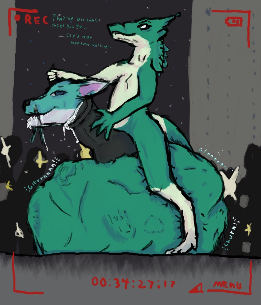 almost_fully_inside anthro ball_bulge balls big_balls big_penis bodily_fluids body_in_urethra bulge camera_flash camera_hud camera_view churn city city_background cock_vore crowd crowd_scene cum cum_drip cum_in_mouth cum_inside cum_on_face cum_through cum_vore digestion digestion_noises dripping duo feral fully_inside fur genital_fluids genitals group huge_balls huge_penis hyper hyper_balls hyper_genitalia hyper_penis imprint intersex intersex/male larger_prey livestream looking_at_viewer male night partially_inside penile penis size_difference smaller_male smaller_pred squeezing squish tail text vore willing_prey bluefoxoftheskies beef_fungus_geese blue_(kitsune) canid canine fox mammal sergal hi_res