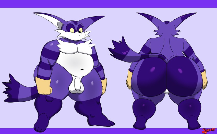 big the cat (sonic the hedgehog (series) and etc) created by cherryfox73