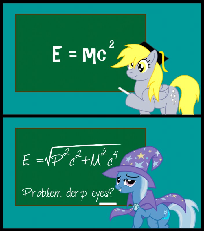 derpy hooves and trixie (friendship is magic and etc) created by mrbarthalamul