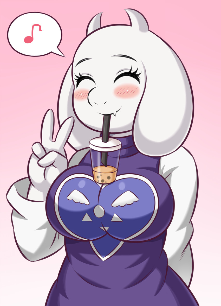 toriel (hands-free bubble tea and etc) created by huitu c