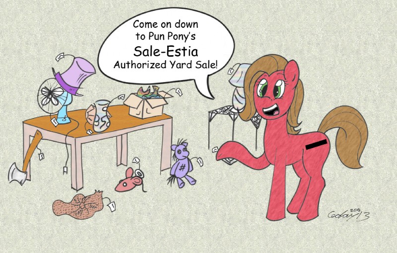 brown_hair female feral green_eyes hair quadruped tail text cedar_hulet ask_pun hasbro my_little_pony tumblr fan_character pun_pony earth_pony equid equine horse mammal pony 2012 comic english_text