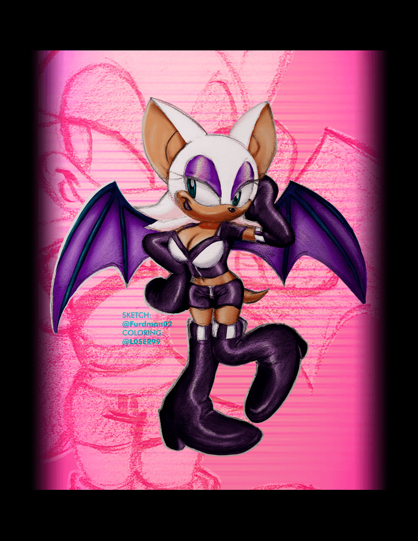rouge the bat (sonic the hedgehog (series) and etc) created by furdman02 and g0ni25