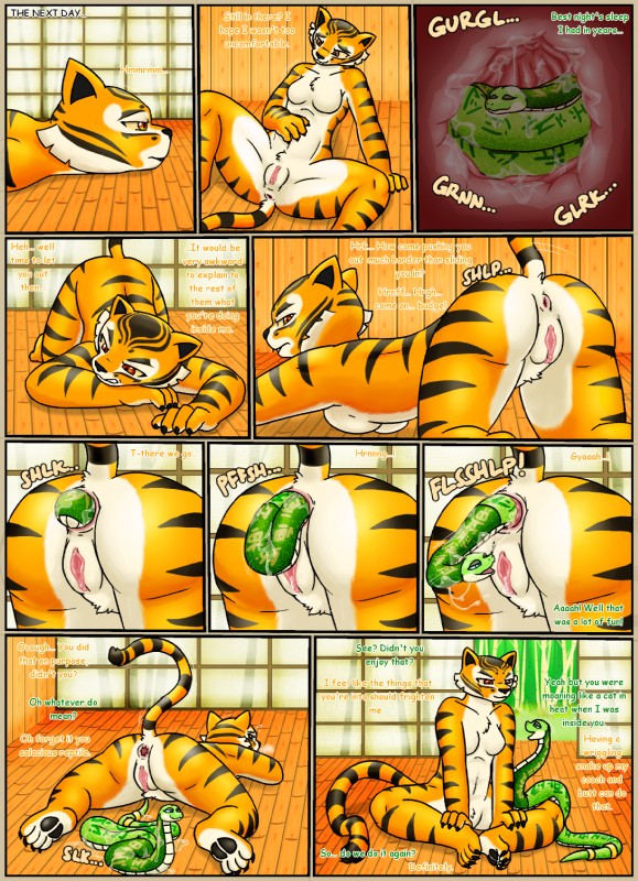 master tigress and master viper (kung fu panda and etc) created by livinlovindude