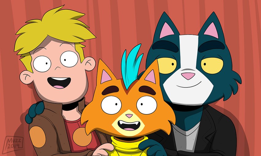 avocato, gary goodspeed, and little cato (final space) created by muzz