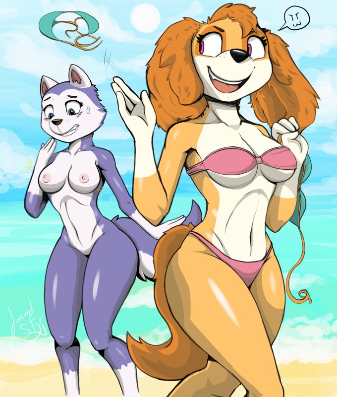 everest and skye (paw patrol) created by diacordst