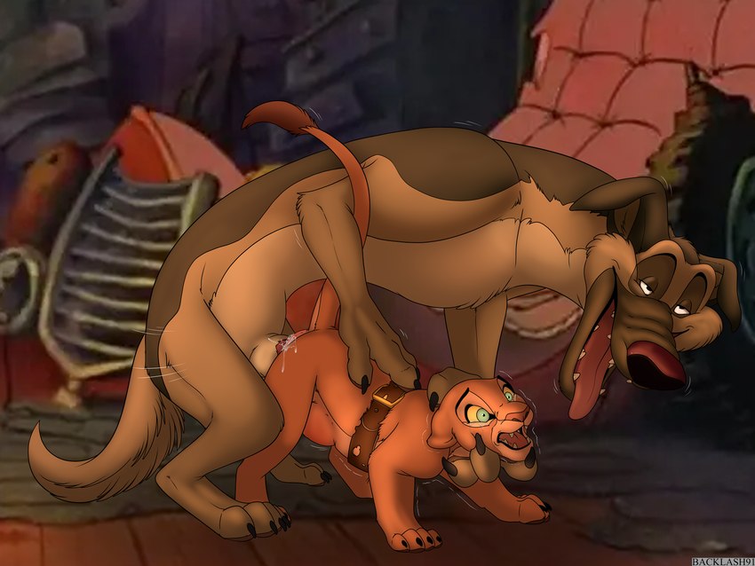 abdominal_bulge age_difference bodily_fluids collar cum cum_in_pussy cum_inside duo female feral feral_on_feral forced from_behind_position genital_fluids male male/female rape sex size_difference tears young younger_female backlash91 conditional_dnp all_dogs_go_to_heaven disney don_bluth the_lion_king charlie_barkin nala_(the_lion_king) canid canine canis domestic_dog mammal 2025 4:3 crossover hi_res