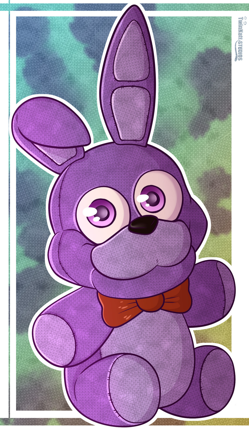 bonnie and plush bonnie (five nights at freddy's and etc) created by twinkattstudios