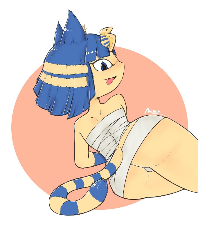 ankha (animal crossing and etc) created by garbageman