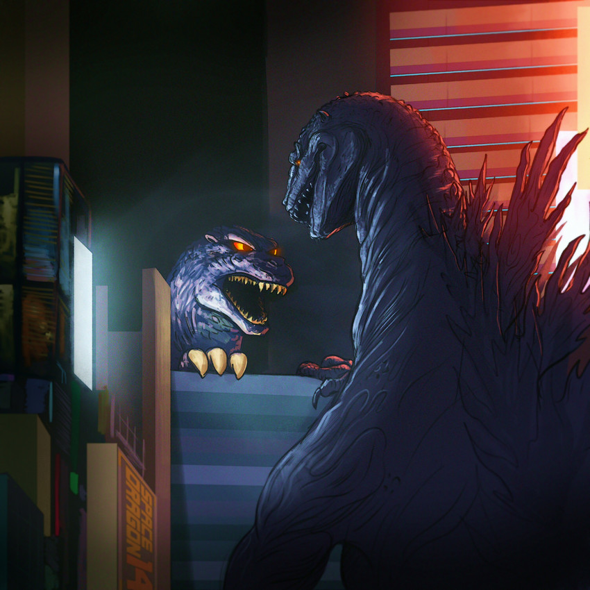 godzilla (godzilla (series) and etc) created by spacedragon14