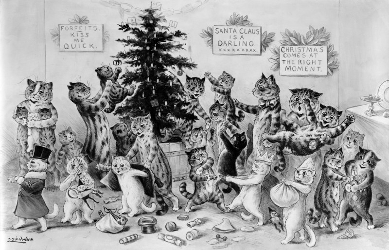 public domain and etc created by louis wain