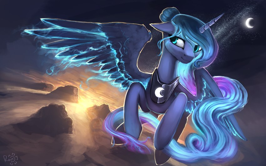 princess luna (friendship is magic and etc) created by photonoko