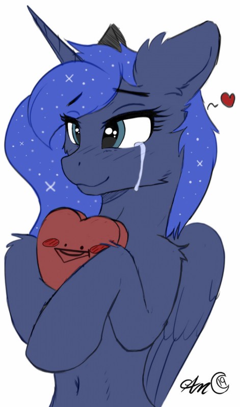 princess luna (friendship is magic and etc) created by arjinmoon and third-party edit