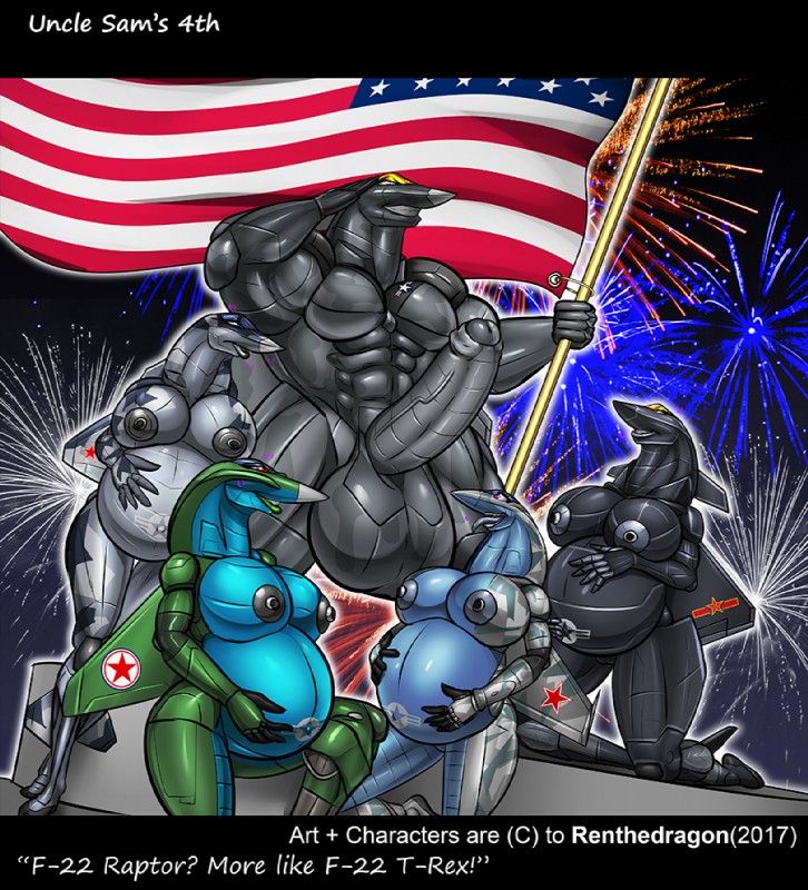 samuel (4th of july) created by renthedragon