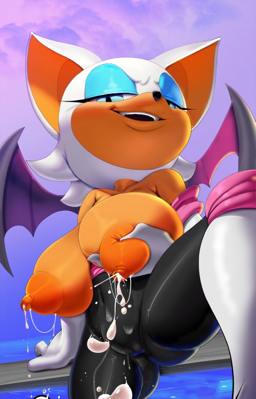 rouge the bat (sonic the hedgehog (series) and etc) created by theboogie