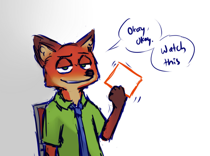 nick wilde (zootopia and etc) created by yibsy