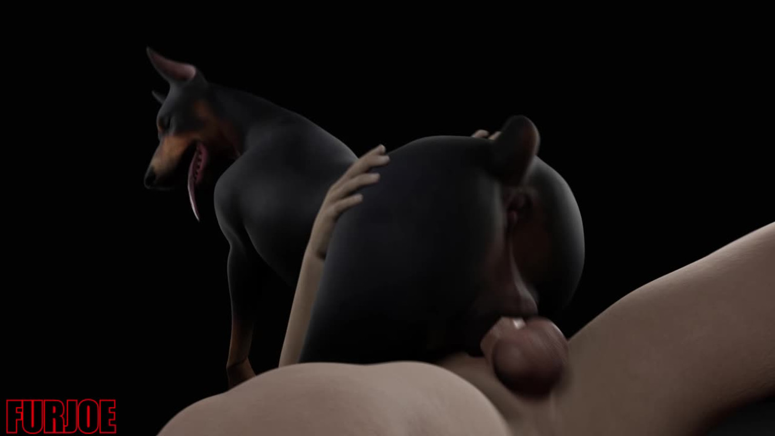 Furry mare unveils her depths a sight to behold