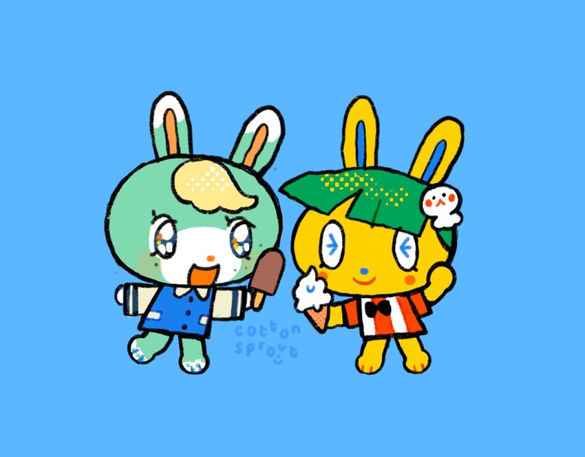 sasha and toby (animal crossing and etc) created by cottonsprout