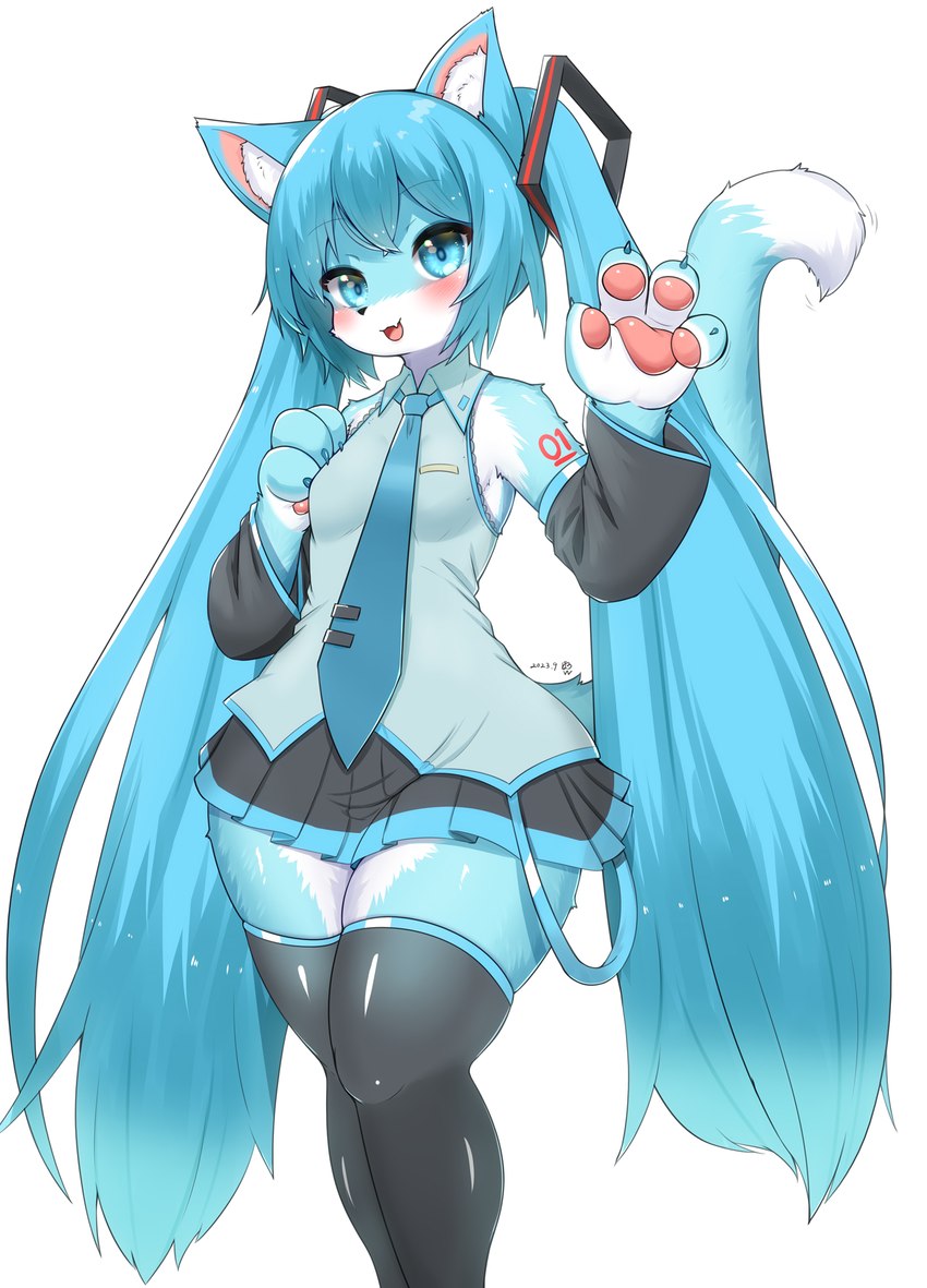 hatsune miku (vocaloid) created by horokusa0519